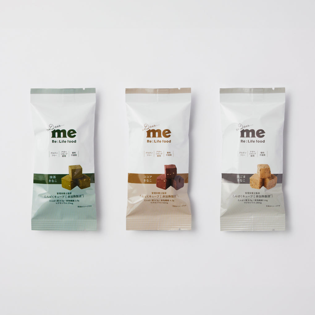 Dear me たんぱくキューブ® 非加熱製造 6本セット（アソート／抹茶